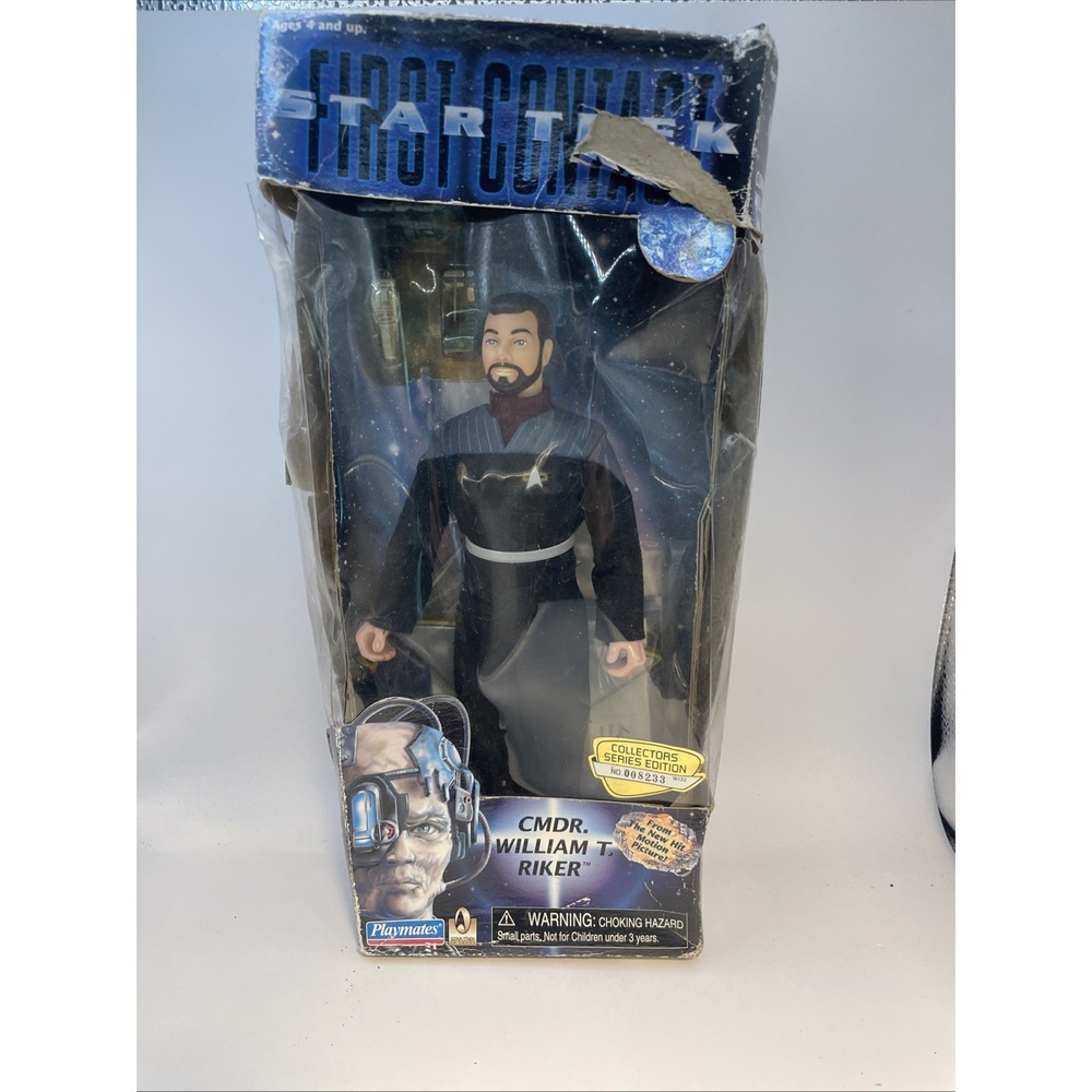 Star Trek‎ Collector Series First Contact CMDR William T. Riker 9" Action Figure